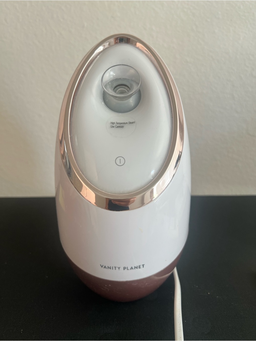 Vanity Planet Facial Steamer - White and Rose Gold